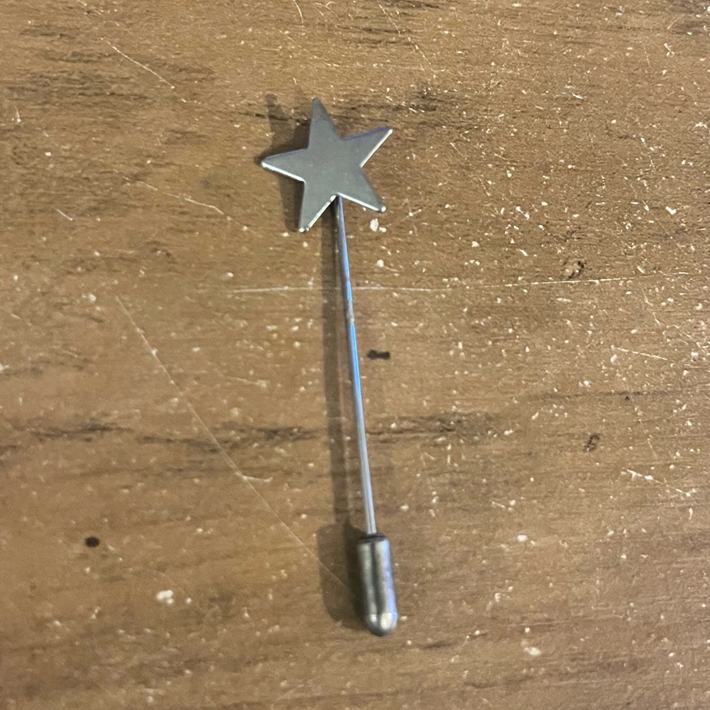 Silver Star Brooch